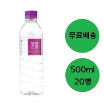 몽베스트 생수 500ml x 20병 물 0.5 리터