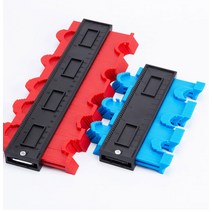 6인치/10인치 불규칙곡선자 형틀케이지 모양윤곽게이지 목공공구 형틀자 윤곽게이지 형틀게이지, 블루25cm*2