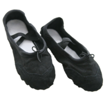 [유제이컴퍼니] 유제이 검정 반가죽 성인 유아 아동 발레 슈즈 160mm~, 225