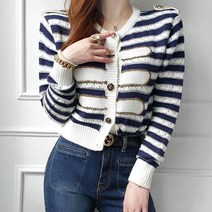 금찌 로디 견장 골드 가디건 JK6268