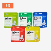 동국제약 자일리팝 6봉(퓨어 민트 복숭아 레몬 샤인머스켓), 선택완료, 민트 6봉