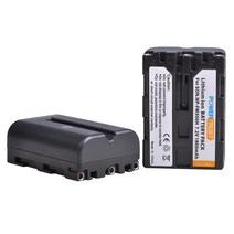 배터리 카메라용 밧데리 1800mAh NP-FM500H NP 소니 A99M2 A900 A350 A77M2, 02 2x Battery
