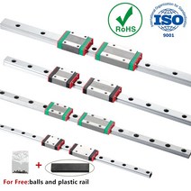소형 레일 슬라이드 베어링 캐리지 CNC 키트 3D 프린터 MGN7 L 100 350, 01 100mm_02 MGN9C, 01 100mm_02 MGN9C