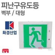화경산업 피난구유도등 대형 벽부 비상구 유도등 LED