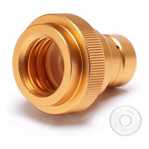 대용량 탄산수 제조기 tr21-4 수나사 소다 메이커 밸브가 있는 co2 실린더를 연결하는 듀오테라아트 탄산수 메이커가 있는 co2 어댑터, 금