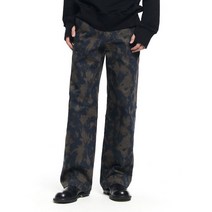 메종미네드 HAZY STAIN WIDE 팬츠 바지 네이비