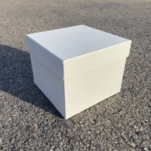 [박스마루] 고급 무지 SS싸바리 박스 1호 화이트 10개 선물 상자 제작, 화이트 150x150x123