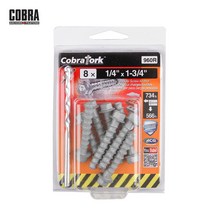 코브라앙카 토크 960R (1/4 x 1-3/4) 콘크리트피스