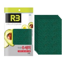 코멕스 다목적 청 수세미 대, 5개입, 4개