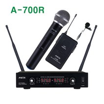 카날스 A-700R 무선2채널 공연 회의 행사 교회 강의용 무선마이크, 3. 벨트팩+벨트팩