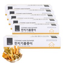 생활미소 한지기름종이 25cm x 10m, 6개