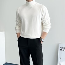 데일트 남자 캐시미어 목폴라 터틀넥 니트