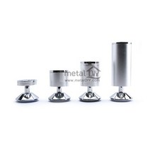 무광 실버 나팔발 주방가구 / 씽크 가구 다리 가구발 조절발 책상 테이블 수납장 거실장 협탁 가구 부속 자재, 4) 150mm