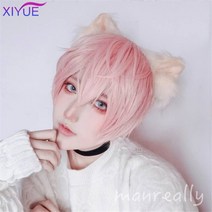 남자가발가격 남성가발 남자 헤어 중년 XIYUE-흑인 남성 가발 숏 스트레이트 앞머리 12 "합성 및 코, 한개옵션1, 31 #1