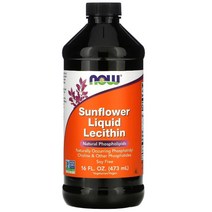 US 직배송 NOW Foods 해바라기 액상 레시틴 473ml(16fl oz) 733739023728 미국직구 보충제, 1PACKAGE, 상세참조