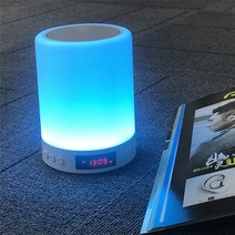 인공지능스피커 말하는 스피커 미니 인공지능 무선 실린더 다채로운 야간 조명 블루투스 홈