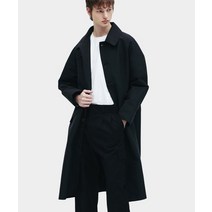 LEIRE 에센셜 오버사이즈 발마칸 코트 블랙 ESSENTIAL OVERSIZED BALMACAAN COAT BLACK