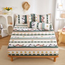 라지킹침대 Winter Bed Cover Polyester Fitted Sheet King Queen Size Bedspread All-around Elastic Rubber Ba, [04] 200x220x25cm 1pcs, [10] 10