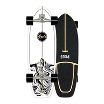 GEELE 30인치 입문용 카버보드 랜드서핑 서프스케이트보드 트럭 CX4 C7 워터본, 4