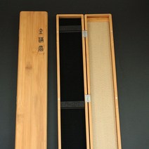 대나무 원목 수제 고급 찌케이스 찌통 중층 내림 낚시 보관함