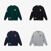 뉴에라 공식스토어 뉴에라 MLB 쿠퍼스타운 100주년 기념 패치 맨투맨 4종 (13549260 13546467 13543469 13546468)