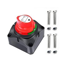 Banseko 702834 반세코 배터리 스위치 12V 방수 헤비 듀티 파워 컷 마스터 연결 해제 격리기 배터리자동차 RV 마린 보트 트럭 ATV 차량용 아이솔레이터 ONOff 킬