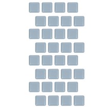 모노플랫 슬라이딩 가구패드 사각 x 4set 소음방지 바닥보호 테프론패드, 사각 25mm 8입 x 4set