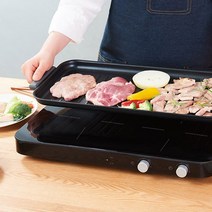 2구 인덕션 전기렌지이동식인덕션 전기인덕션 전용그릴포함, 기본, 블랙