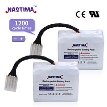 샤오미 치후360 단후이 아이로봇 호환용 Neato XV 배터리 XV11 Essential Pro 로봇 식 진공 청소기 용 72V, 한개옵션0, 1개