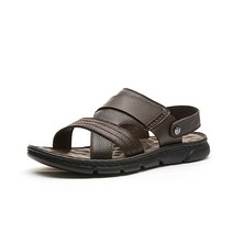 마쯔 남성 소가죽 Y스트랩 샌들 2.5cm LCMW87M126