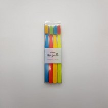 루치펠로 코랄리프 7도 칫솔 4입 세트, 4개