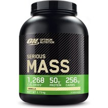 옵티멈뉴트리션 Optimum Nutrition ON Serious Mass 바닐라 단백질 파우더 2.73kg, 1개, 기본
