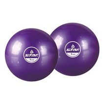 덤벨대체용 스타 소프트 웨이트볼 1kg 2개 퍼플