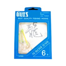 송어산천어 바늘채비 3조입 얼음낚시, 단품