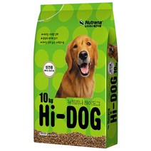 뉴트리나 하이도그 성견용 애견사료, 10kg, 1개