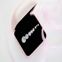 (낱개 판매) 10K 베이직 큐빅 귀걸이 (2.5mm)