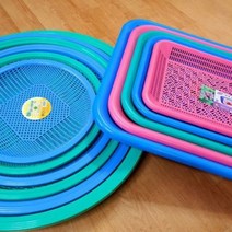 플라스틱 채반소쿠리 (직사각형 / 원형), 10. 채반소쿠리(원형) 5호 (지름650 x 75)