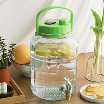 수도꼭지로 바로 마시는 담금주 효소 병 포도주 야관문 산삼주 과실주 등