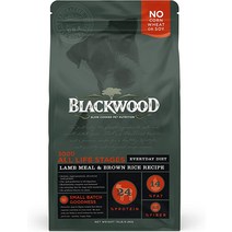 강아지 사료 Blackwood 개 미국산 천천히 조리된 건식 품종 및 크기에 맞는 천연 신선함을 보존하기 위해 재밀봉 가능한 가방, [01] 5 lb. Bag, [02] 치킨