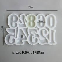 숫자 모양의 모델링 diy 롤리팝 실리콘 몰드 초콜릿 캔디 케이크 몰드 생일 케이크 장식 도구 베이킹 몰드, 1a-bbt18