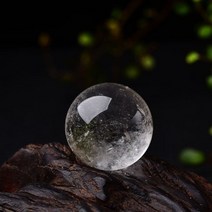 천연 크리스탈 꿈 자수정 공 광택 글로브 마사지 공 Reiki 치유 돌 홈 인테리어 절묘한 수집 기념품, 32-35mm, 원시 수정