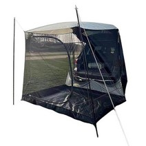 SUV 캠핑 자동차 뒷문 텐트 차양 Rving 트레일러 여행에 범용 적합, 02 Tent WITH Pipe