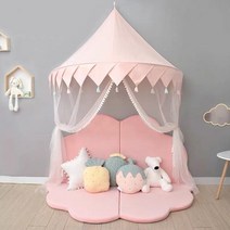 해외 북유럽 어린이 텐트걸 아기 놀이방 독서 코너 반달반 텐트 독서-175697, 옵션12