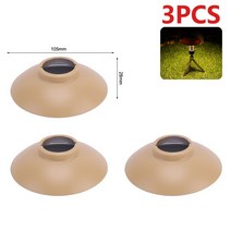 캠핑 알전구 파티 캠핑 조명 골제로 야외 전등갓 골대 등대 액세서리 마그네틱 베이스 램프 재킷 분위기, 카키색 PE 백 3개