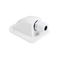 캠핑카 카라반 rv 용품 부품 액세서리 caravan solar car junction box roof wire entry solar cable motorhome, 단일 구멍 흰색
