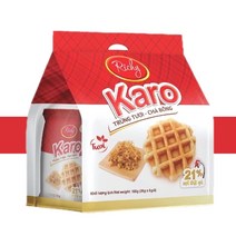 베트남 카로 포크 와플 갓구운맛 와플맛집 karo156g (26gX6개입), 카로 와플