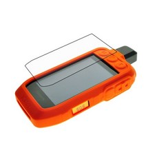 휴대용 GPS 가민 알파 200i 용 실리콘 케이스 스킨 + 스크린 프로텍터 쉴드 필름, 04 주황색