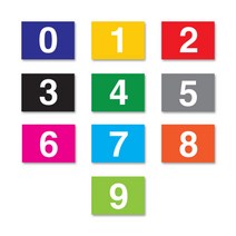 숫자띠라벨-창원(필름지) 도서관 도서분류 숫자 스티커, 8 문학