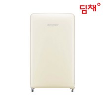 [딤채] 스탠드형 김치냉장고 1도어 100L 쁘띠형 칵테일 크림 WDS10HPACCS