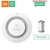 Xiaomi Mijia 연기 감지기 하니웰 센서 블루투스 화재 경보 가청 및 시각 스마트 홈 원격 앱 제어 샤오미 미지아, 01 1pcs